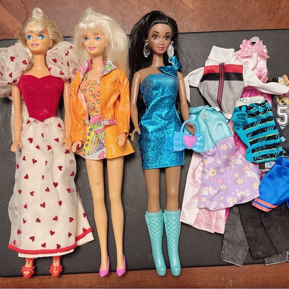 Barbie and clothes bundle